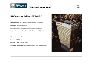 EDIFICIOS BANCARIOS 2 HSBC Corporate Building – MÉXICO D.F.