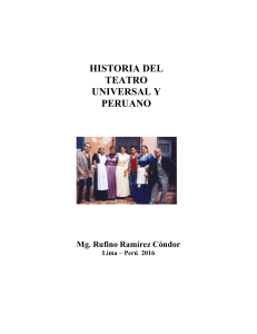 Historia del teatro Universal y peruano