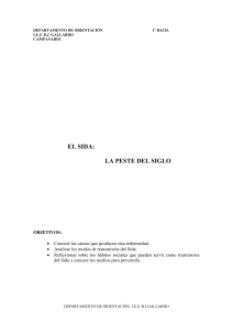 EL SIDA: LA PESTE DEL SIGLO