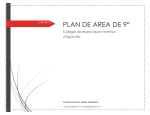 formato plan de area de un grado