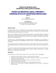 ESCUELA DE MEDICINA LEGAL UNIVERSIDAD COMPLUTENSE