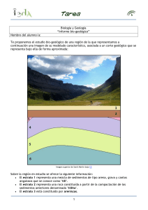Biología y Geología “Informe bio-geológico” Nombre del alumno/a