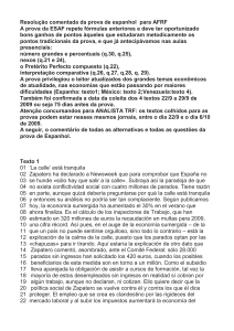 Resolução comentada da prova de espanhol para AFRF A prova da