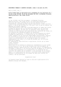 MINISTERIO TRABAJO Y ASUNTOS SOCIALES, Orden 2 de enero