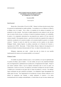 &iquest;QU&Eacute; CONSECUENCIAS TIENEN LAS REDES DE PRODUCCI&Oacute;N MUNDIALES PARA