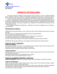 Colesterol - Centro de Salud La Alamedilla