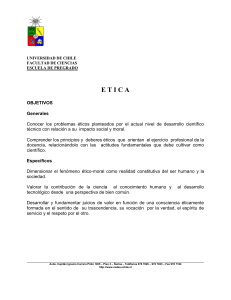 Ética - Universidad de Chile