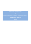 Programación Matemáticas 3º ESO 2015