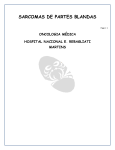 SARCOMAS DE PARTES BLANDAS ONCOLOGIA MÉDICA