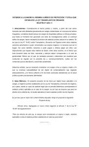 extiende a la sangre el r&eacute;gimen jur&iacute;dico de protecci&oacute;n y