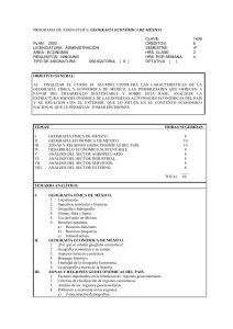 Geografía Economica