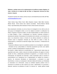 Reflexión y análisis acerca de la implementación de políticas