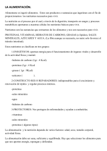 LA ALIMENTACIÓN. Alimentarse es ingerir alimentos. Estos son