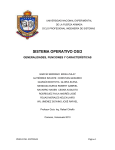 SISTEMA OPERATIVO OS/2 GENERALIDADES, FUNCIONES Y