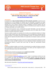 Call for proposal – draft