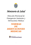 NORMAS DE DERIVACIONES MEDICAS