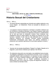 HISTORIA SEXUAL DEL CRISTIANISMO