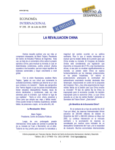 La Revaluación China