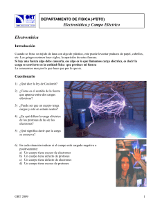 Electrostática - Campus Virtual ORT