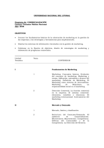 1 La Distribución como instrumento del Marketing - FCE-UNL