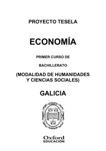 Programación Tesela Economía 1º Bach. Galicia