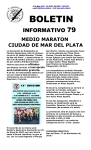 Boletín 79 - Medio Maratón Ciudad de Mar del Plata