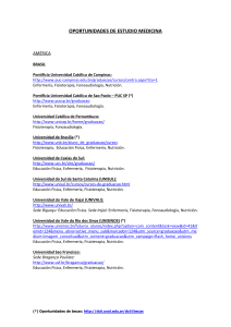 ciencias de la salud - Direcci&oacute;n de Cooperaci&oacute;n e Intercambio