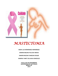 Vía clínica mastectomia Archivo