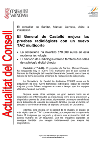 El General de Castell&oacute; mejora las pruebas