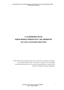 A la b&uacute;squeda de un nuevo modelo productivo y