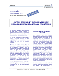 japón: recesión y altos niveles de inflación nublan panorama