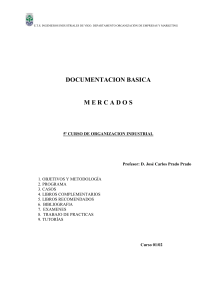 documentacion basica - Escuela Técnica Superior de Ingenieros