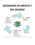 GEOGRAFÍA DE MÉXICO Y DEL MUNDO FICHA 1 APRENDIZAJE