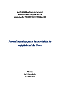 valores de resistencia de puesta a tierra. - sistemaspuesta