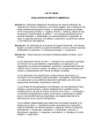 LEY N   294/93 EVALUACION DE IMPACTO AMBIENTAL Artículo