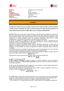 Materia: Introducción a la Economía