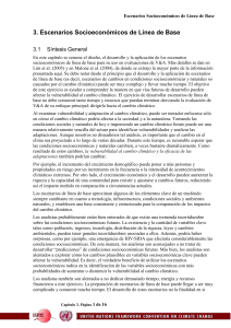 Capitulo 3 Escenarios socioeconomicos