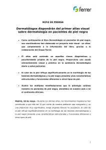 Dermatólogos dispondrán del primer atlas visual