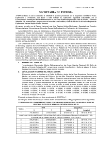 Subsecretaría de Hidrocarburos - Diario Oficial de la Federación