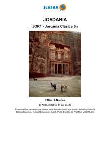 JORDANIA JOR1 - Jordania Clásica 6n 7 Días / 6 Noches 2n Amán