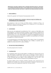 AGRIPESC PES 01 TAC y cuotas Mar Báltico