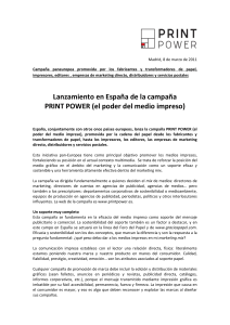 Madrid, 8 de marzo de 2011 Campa&ntilde;a paneuropea promovida por