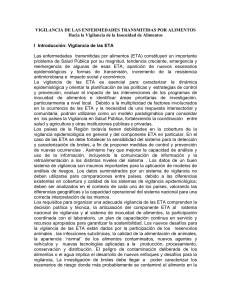 vigilancia de las enfermedades transmitidas por alimentos