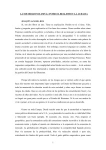 la sociedad inclusiva: entre el realismo y la audacia