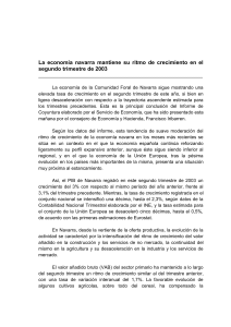 la econom&iacute;a navarra en 1999 - Gobierno