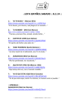 lista espa&ntilde;ol sabado :: 8.2.14