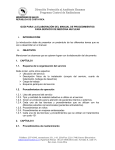 Guía para la elaboración del Manual de Procedimientos para los