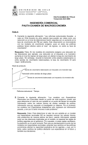 Preguntas cortas - Pregrado FEN