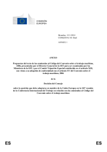 ES ES ANEXO I. Primer juego de propuestas conjuntas: Propuesta