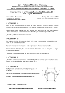 Final 2013 - Nivel IC - Com-Partida de Matemática del Uruguay